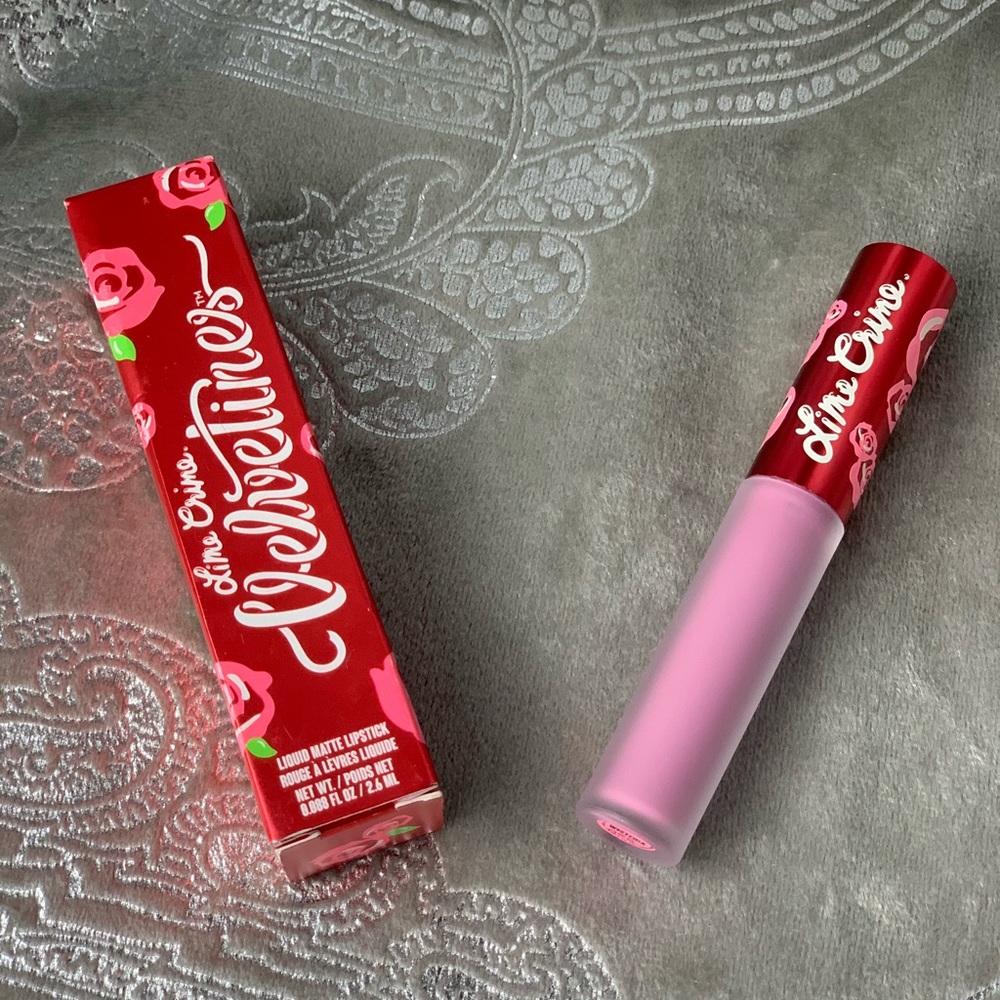 Lime Crime liquid lipstick in shade Wisteria